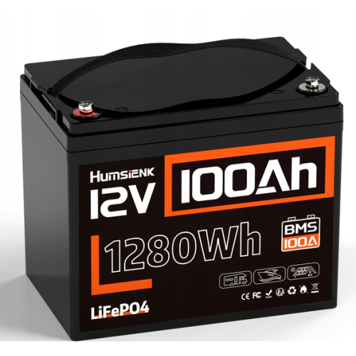 Akumulator LiFePO4 12V 100Ah Humsienk